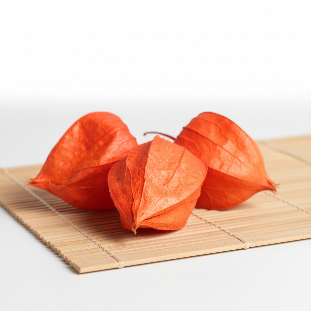 Dekorační box s přírodní sušenou mochyní (Physalis) – oranžové lampionky pro podzimní aranžmá